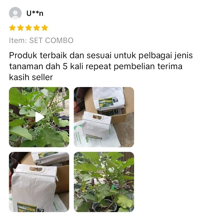 Dah 5 kali repeat beli